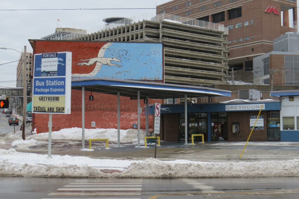 Greyhound’s Portland bus station building up for sale