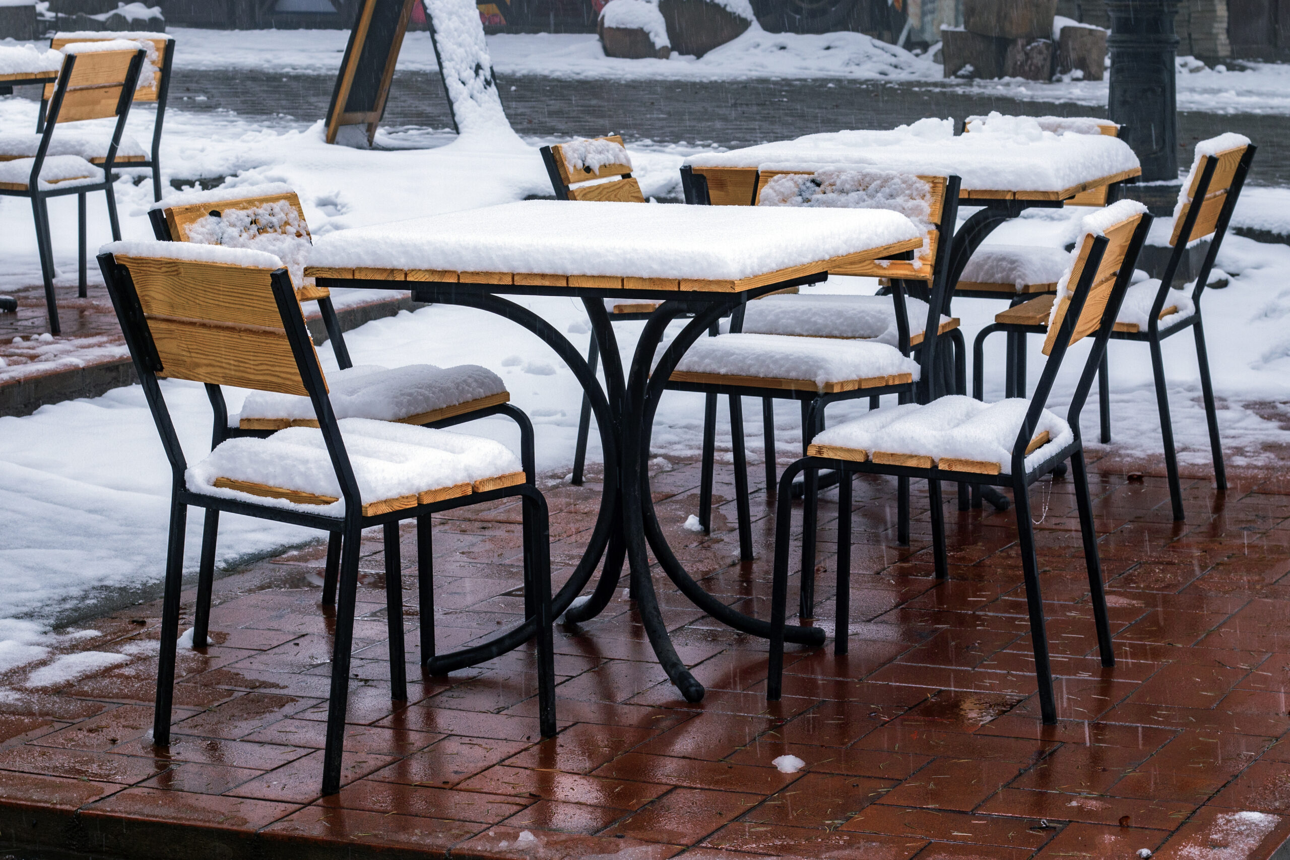Outdoor Dining in a Maine Winter Restaurants Survive with Al Fresco